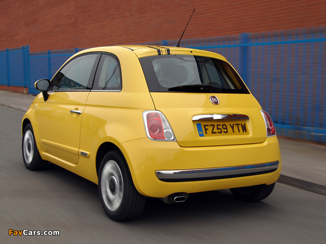 Pictures of Fiat 500 UK-spec 2008 (640 x 480)