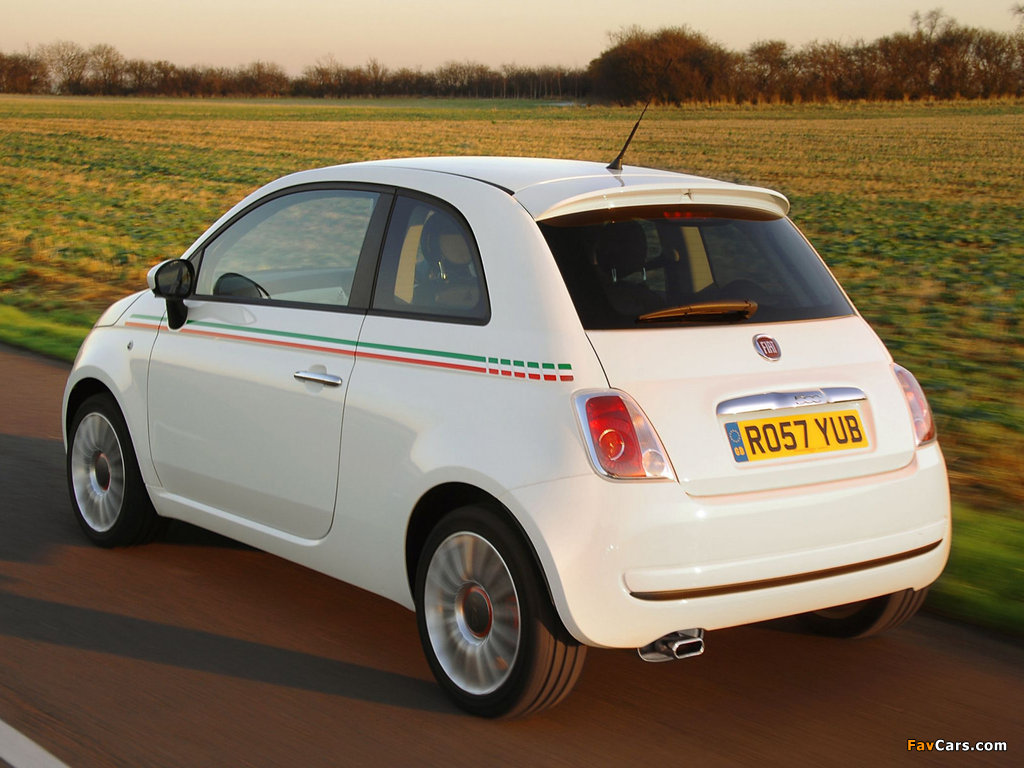 Pictures of Fiat 500 UK-spec 2008 (1024 x 768)