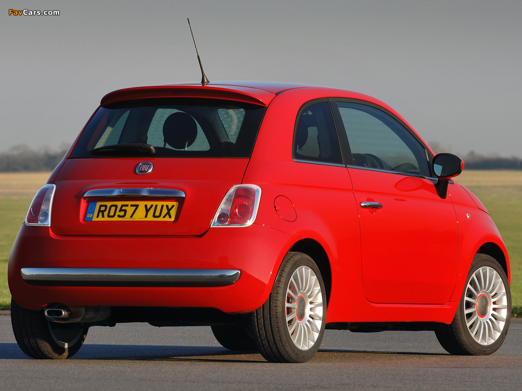 Pictures of Fiat 500 UK-spec 2008 (1024 x 768)