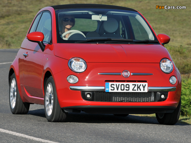 Pictures of Fiat 500C UK-spec 2009 (640 x 480)