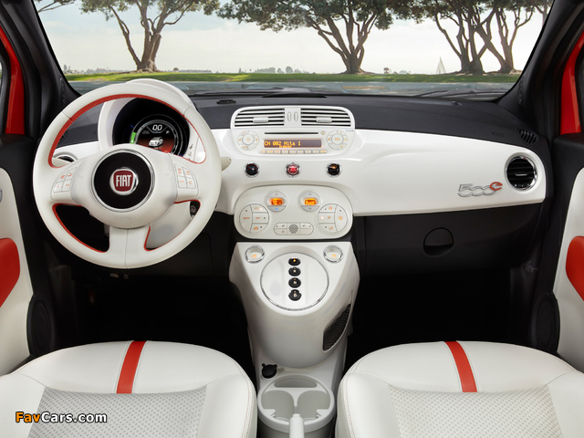 Pictures of Fiat 500e 2013 (640 x 480)