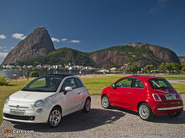 Fiat 500 2007 wallpapers (640 x 480)