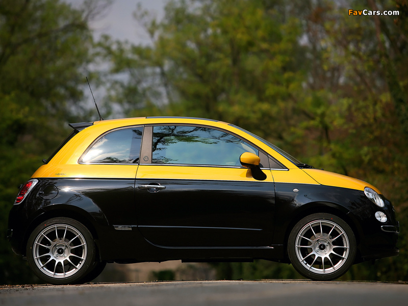 Aznom Fiat 500 2007 wallpapers (800 x 600)