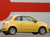 Fiat 500 UK-spec 2008 wallpapers