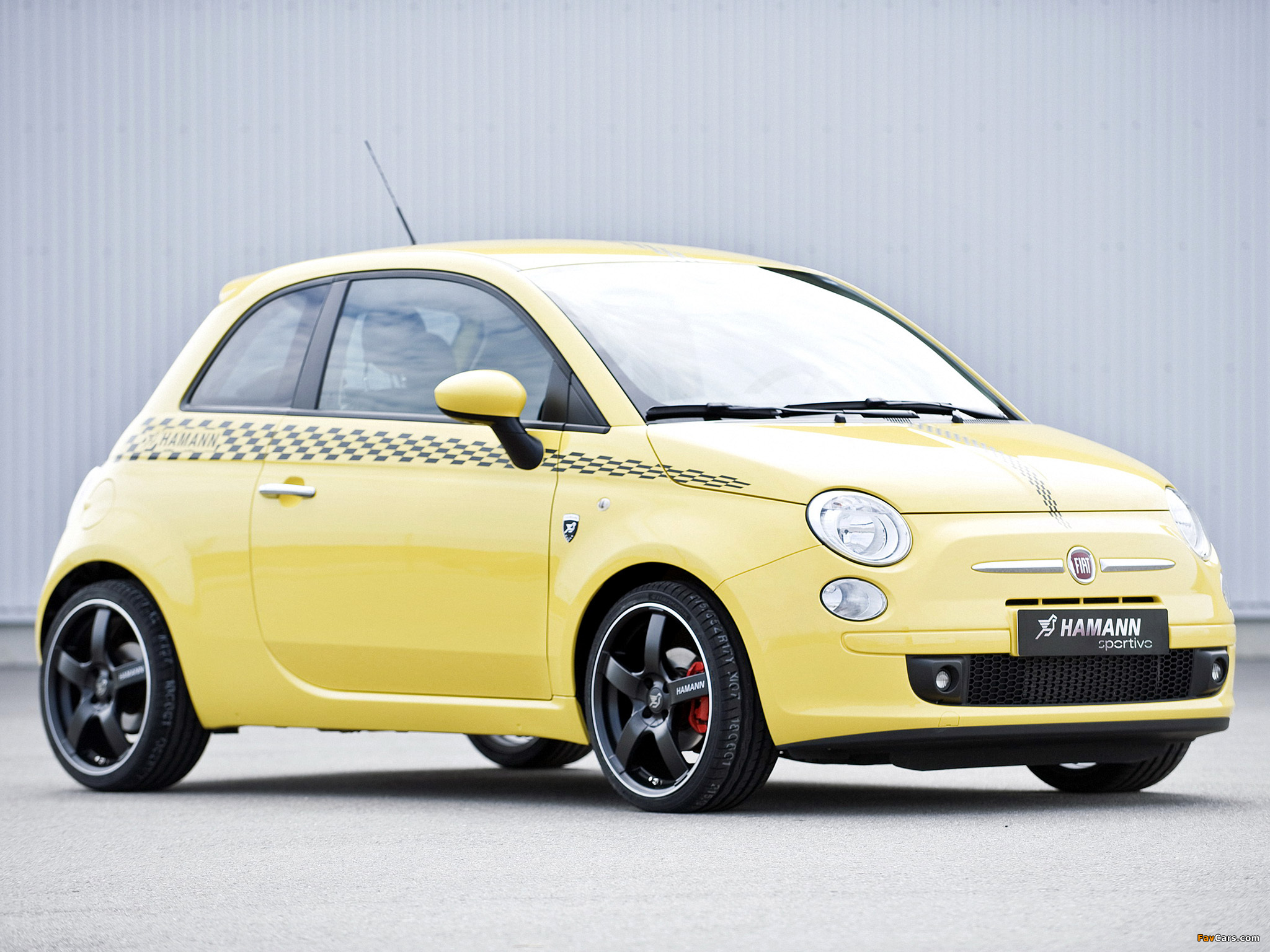 Hamann Fiat 500 2008 wallpapers (2048 x 1536)