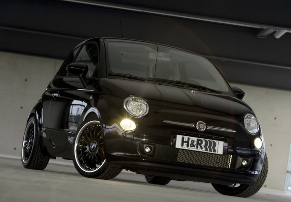 H&R Fiat 500 2008 wallpapers