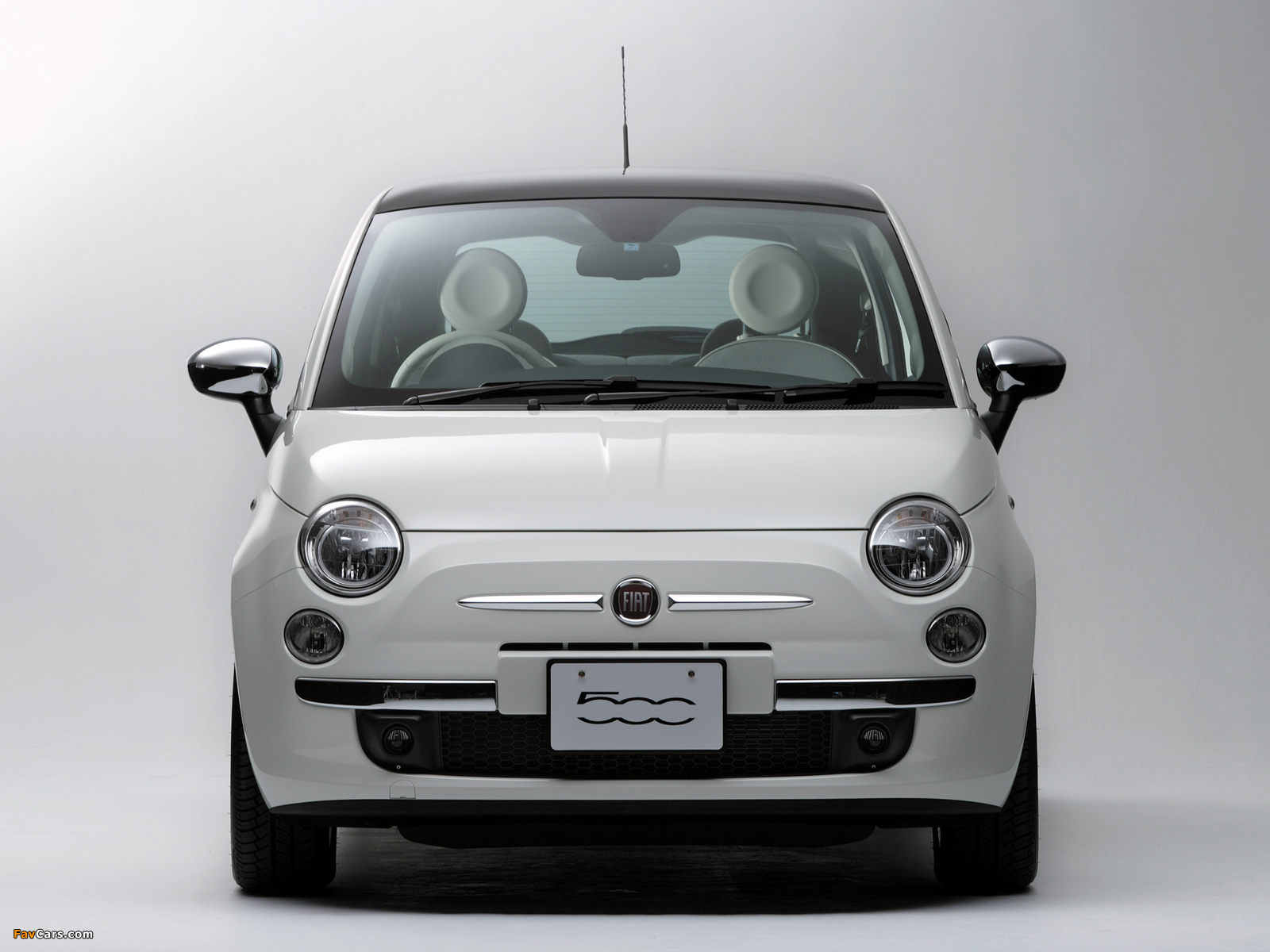 Fiat 500 Lounge JP-spec 2008 wallpapers (1600 x 1200)