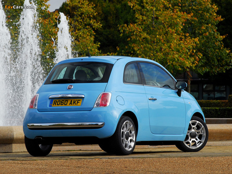 Fiat 500 TwinAir UK-spec 2010 wallpapers (800 x 600)