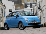 Fiat 500C TwinAir UK-spec 2010 wallpapers