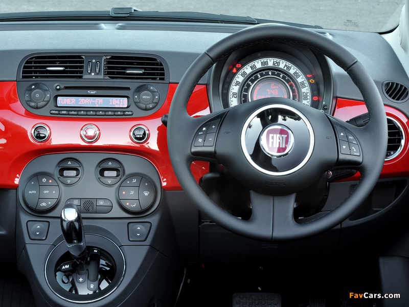 Fiat 500C AU-spec 2010 wallpapers (800 x 600)