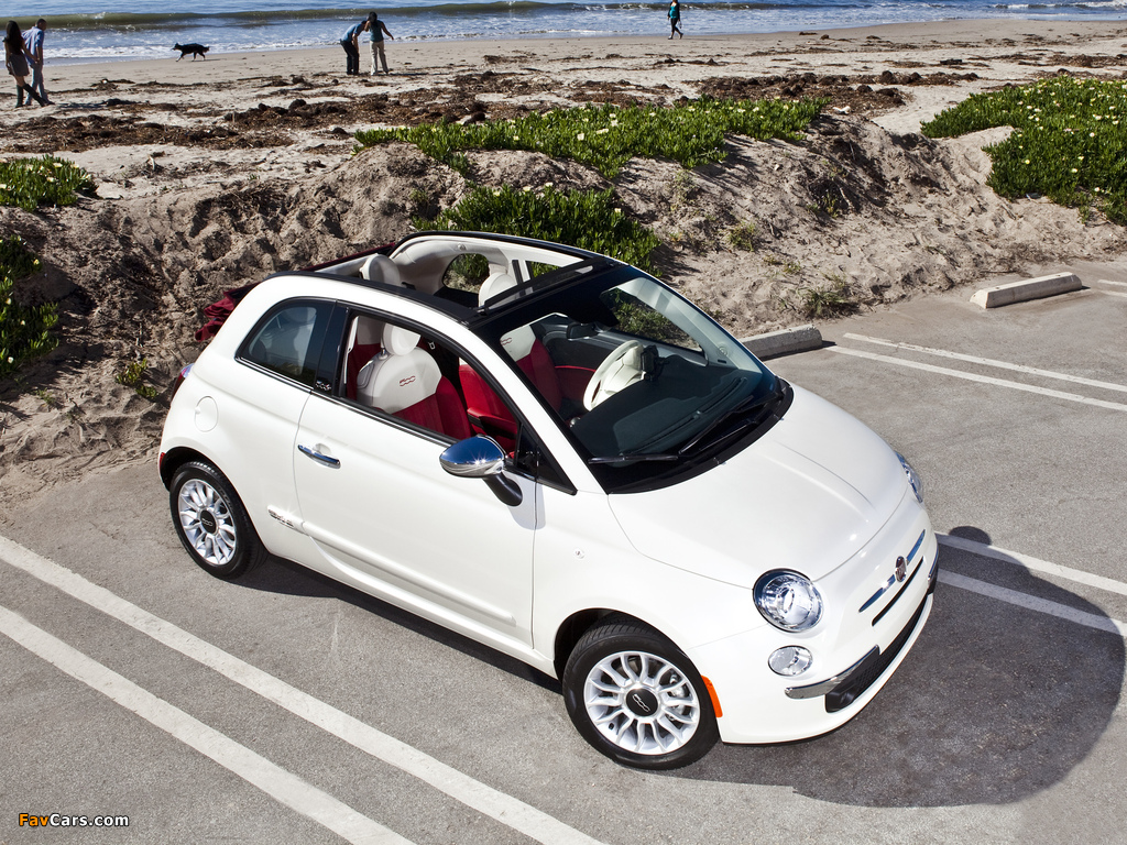 Fiat 500C Lounge US-spec 2011 wallpapers (1024 x 768)