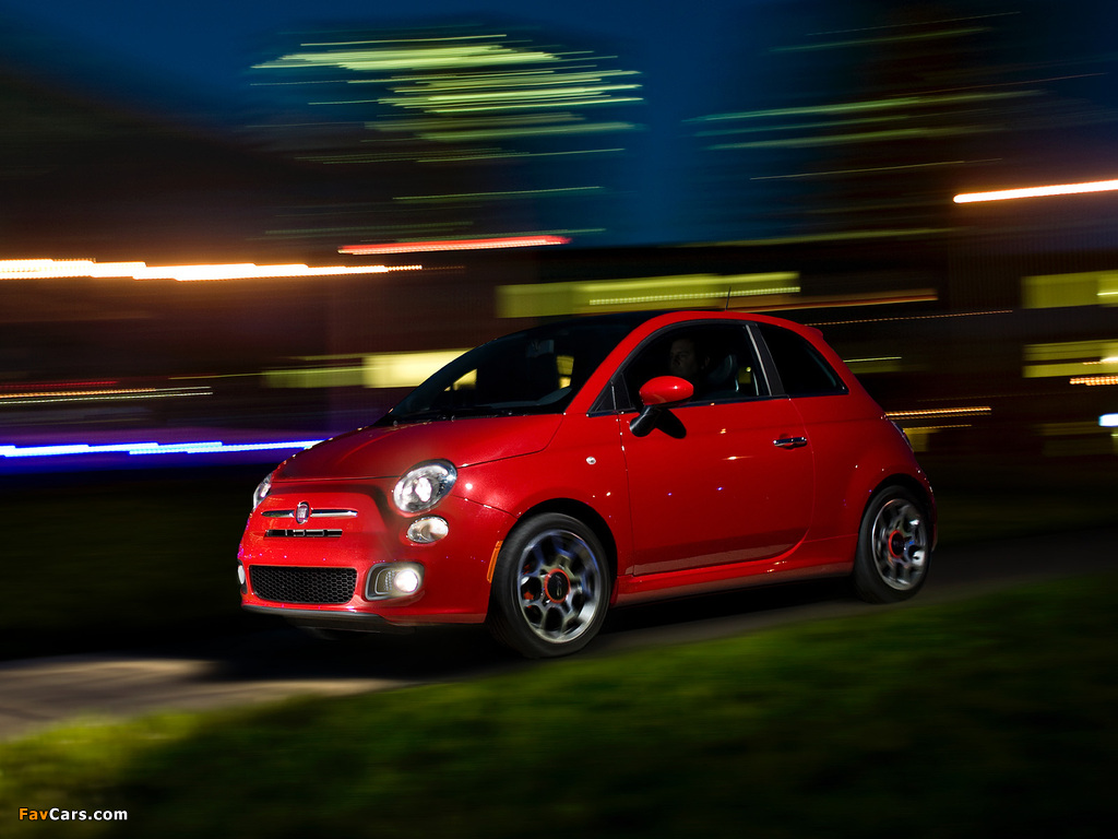 Fiat 500 Sport US-spec 2011 wallpapers (1024 x 768)