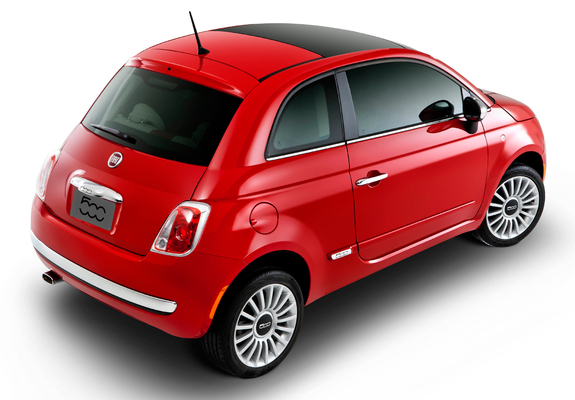Fiat 500 Lounge Air BR-spec 2011 wallpapers