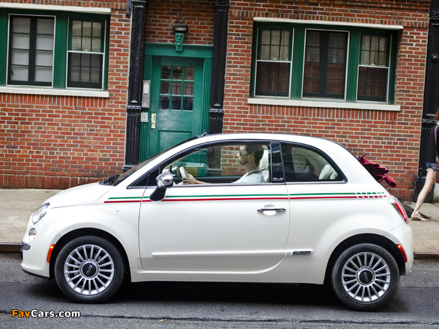 Fiat 500C Lounge US-spec 2011 wallpapers (640 x 480)