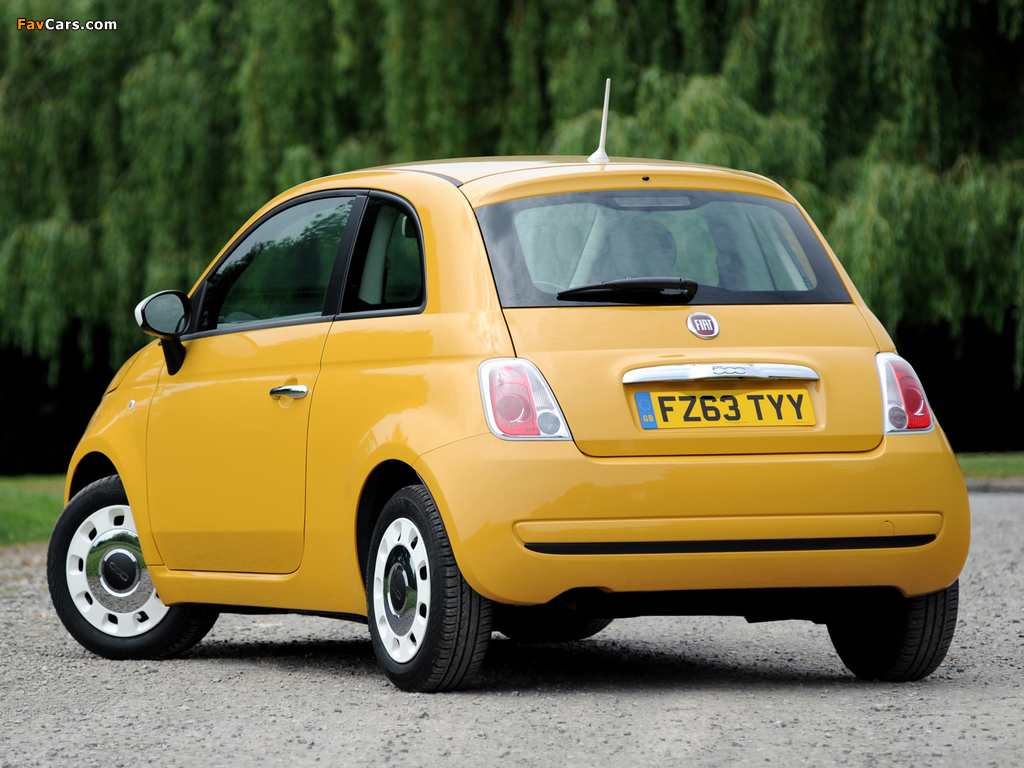 Fiat 500 Colour Therapy UK-spec 2012 wallpapers (1024 x 768)
