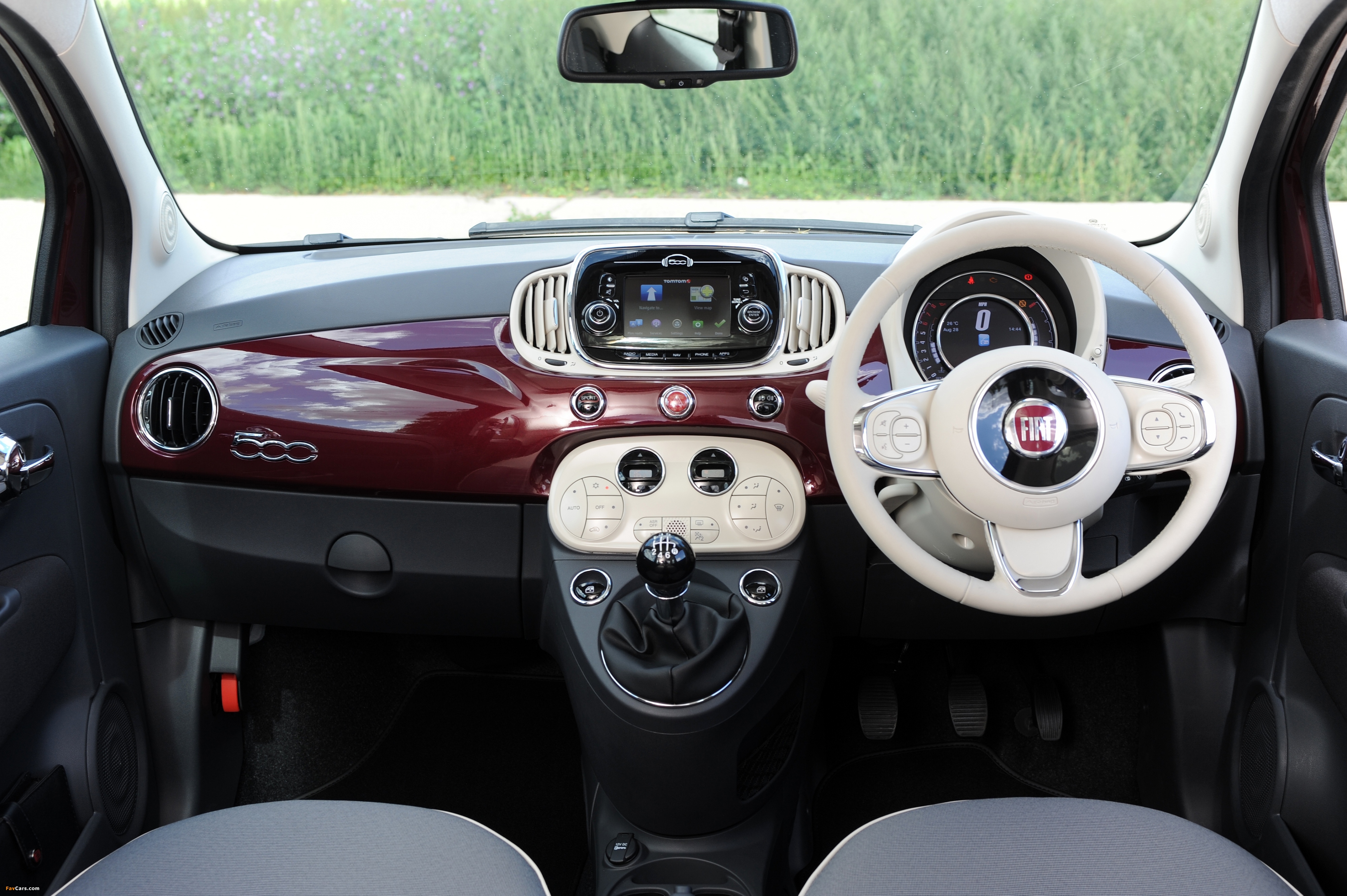 Fiat 500 UK-spec (312) 2015 wallpapers (4000 x 2661)