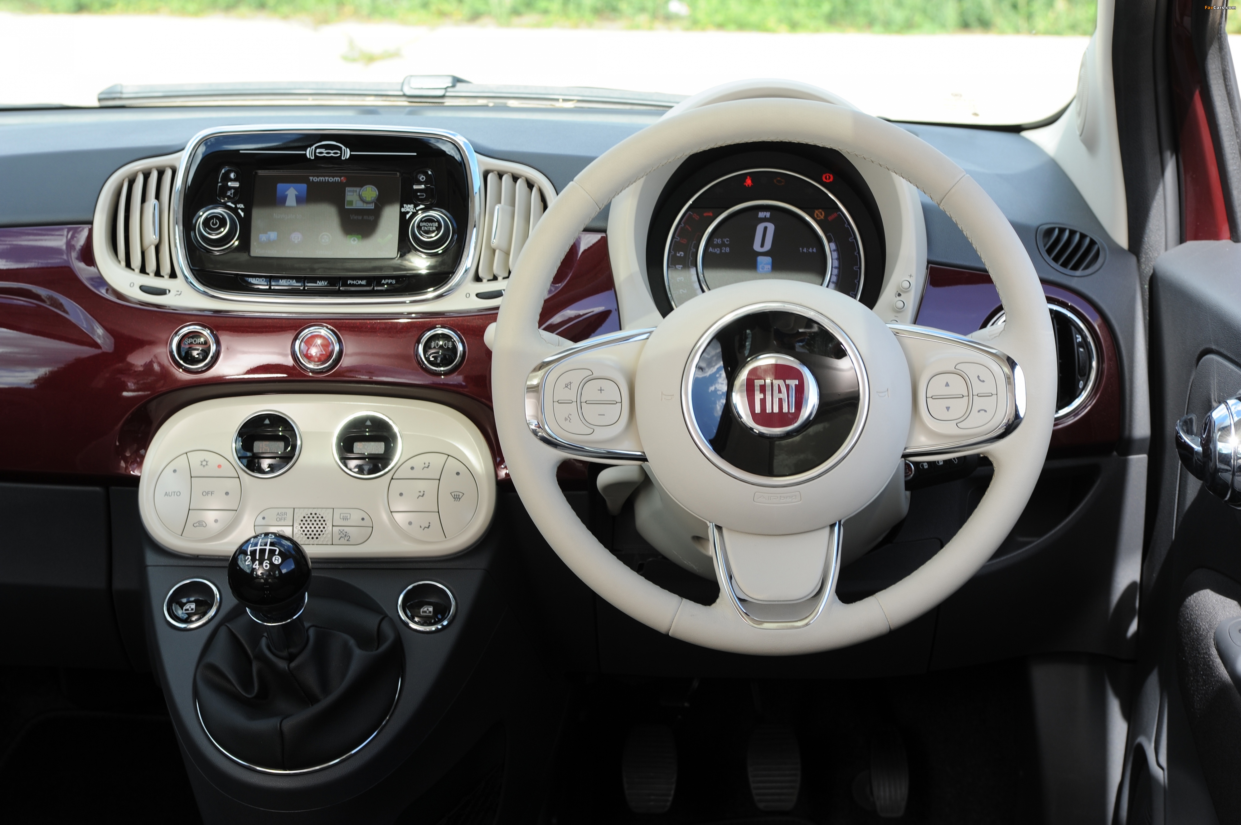 Fiat 500 UK-spec (312) 2015 wallpapers (4000 x 2661)