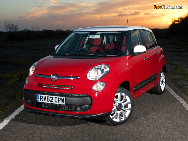 Fiat 500L UK-spec (330) 2013 photos (640 x 480)