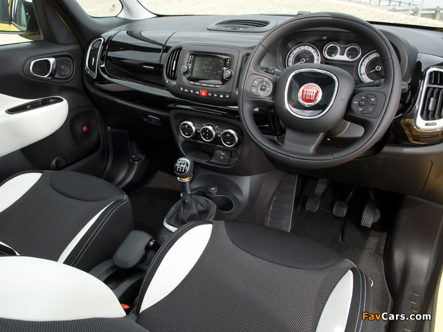 Fiat 500L Trekking UK-spec (330) 2013 photos (640 x 480)