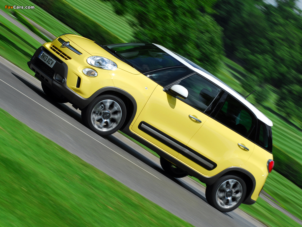 Fiat 500L Trekking UK-spec (330) 2013 photos (1024 x 768)