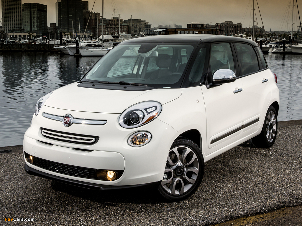 Fiat 500L US-spec (330) 2013 wallpapers (1024 x 768)