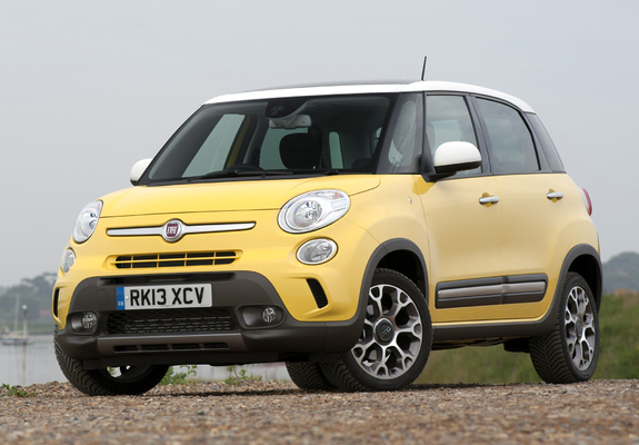 Fiat 500L Trekking UK-spec (330) 2013 wallpapers