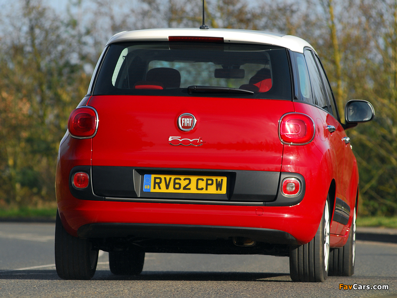 Fiat 500L UK-spec (330) 2013 wallpapers (800 x 600)