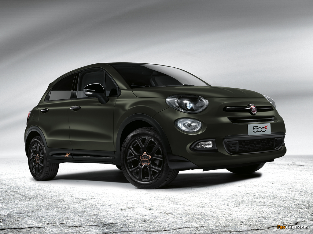 Fiat 500X S-Design (334) 2017 wallpapers (1024 x 768)