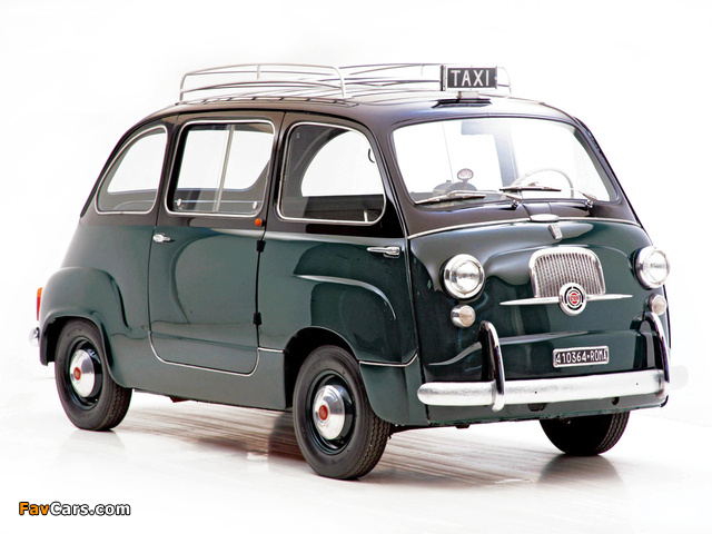 Fiat 600 Multipla Taxi 1956–65 images (640 x 480)