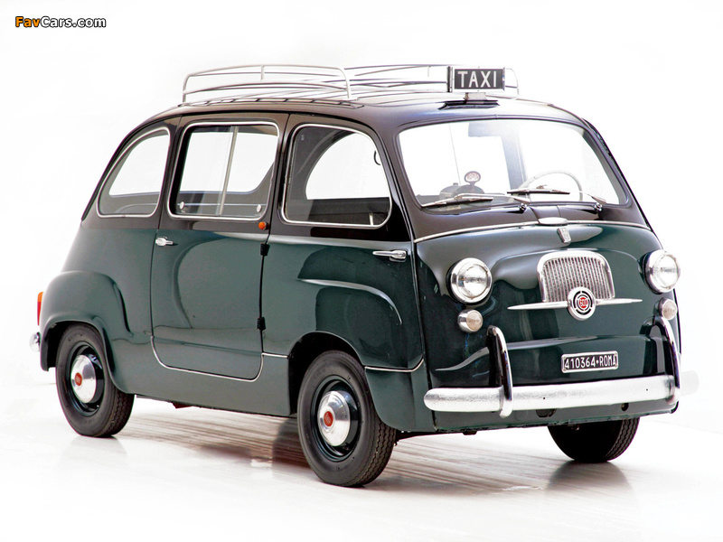 Fiat 600 Multipla Taxi 1956–65 images (800 x 600)