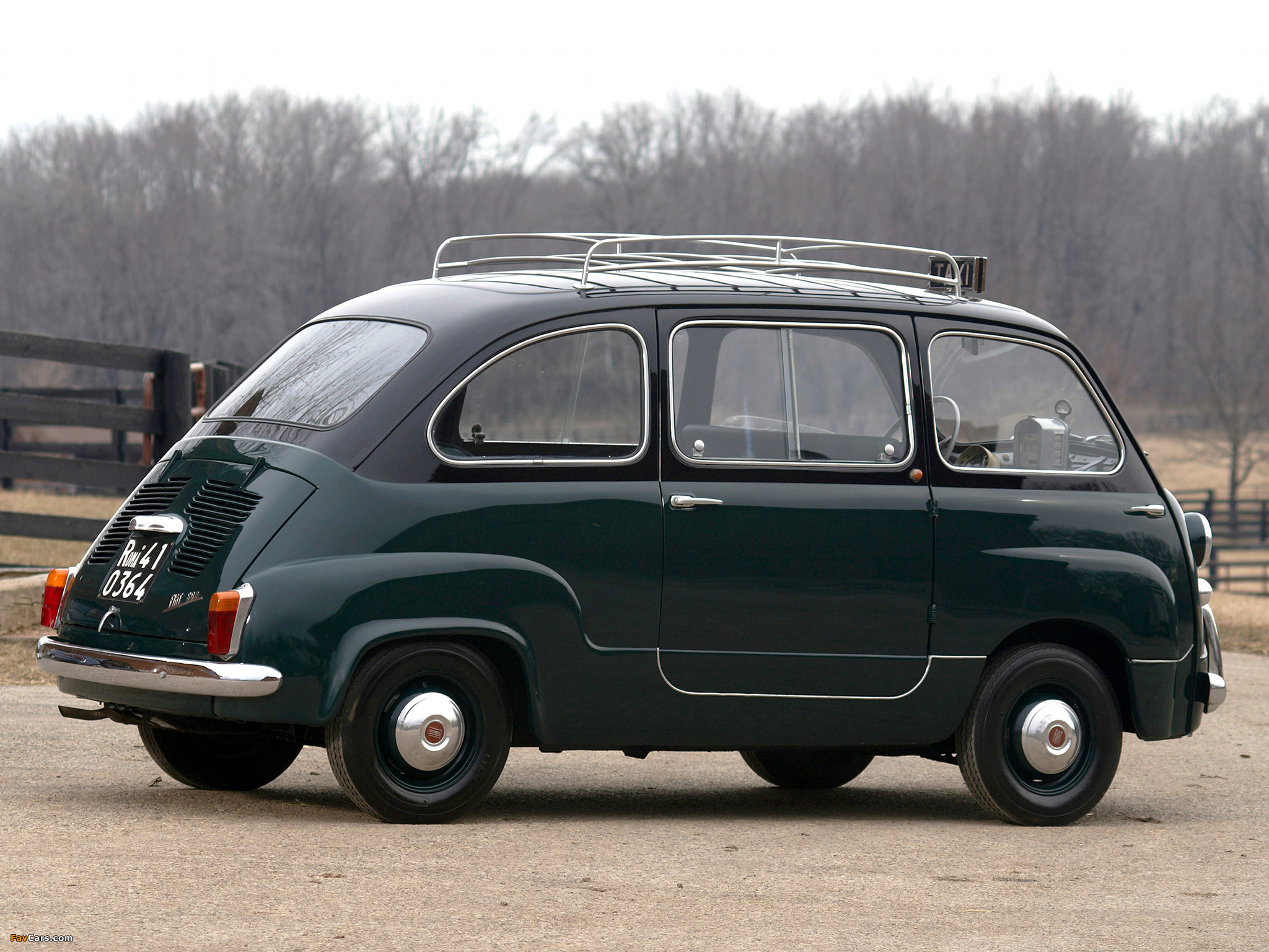 Fiat 600 Multipla Taxi 1956–65 images (2048 x 1536)