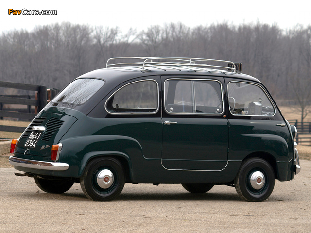 Fiat 600 Multipla Taxi 1956–65 images (640 x 480)