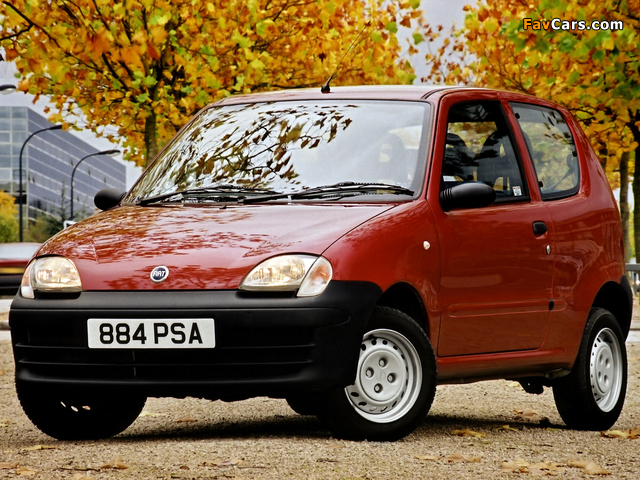 Fiat Seicento UK-spec 2001–04 wallpapers (640 x 480)