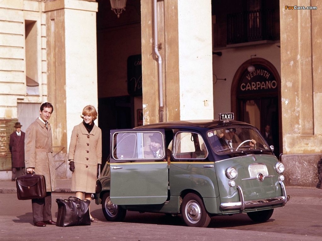 Photos of Fiat 600 Multipla Taxi 1956–65 (1024 x 768)
