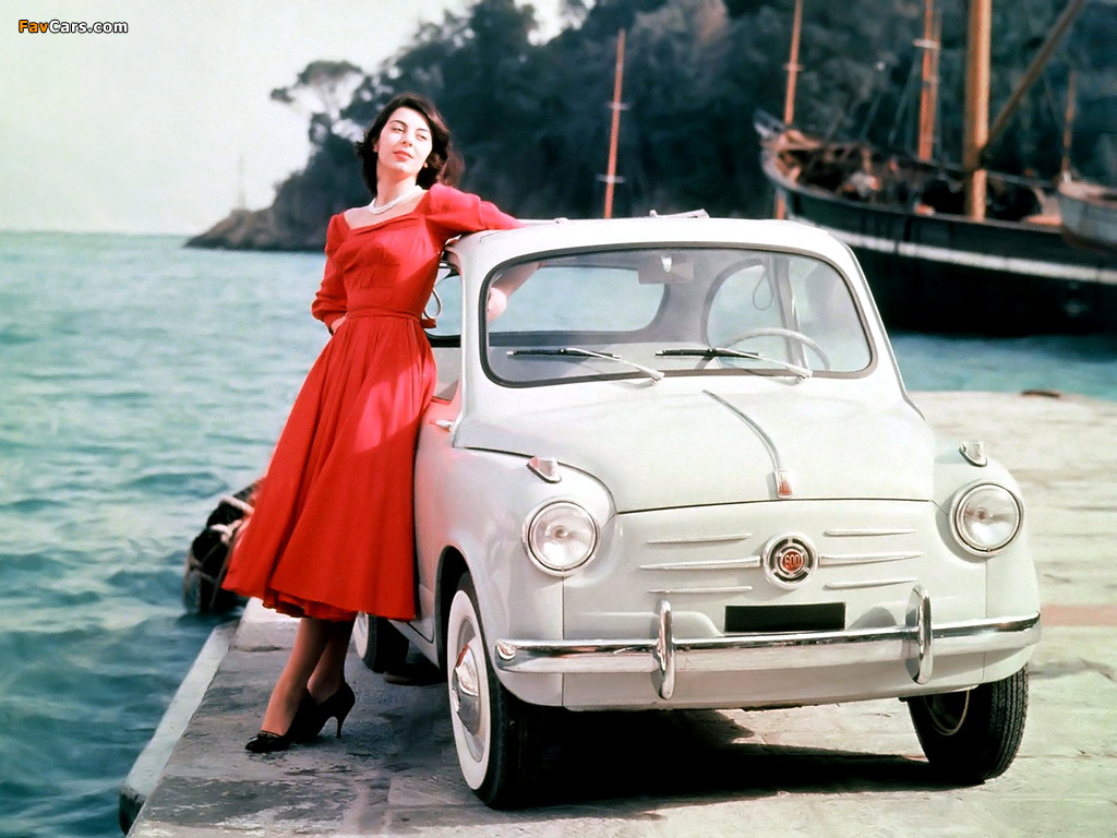 Fiat 600 1955–69 wallpapers (1024 x 768)