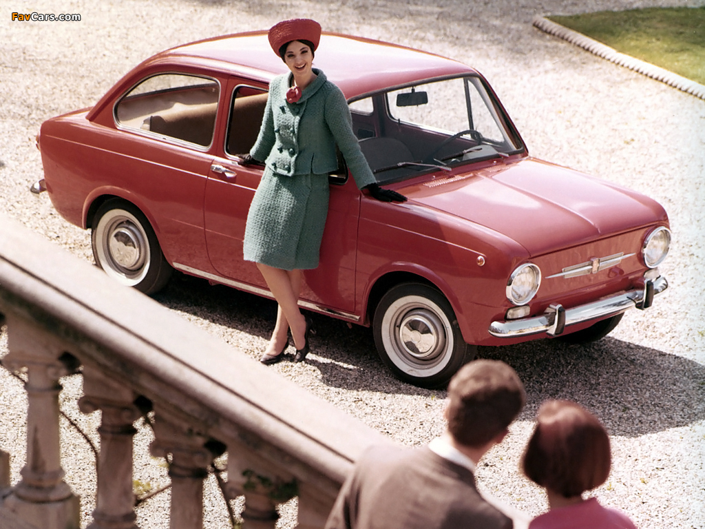 Fiat 850 1964–68 wallpapers (1024 x 768)