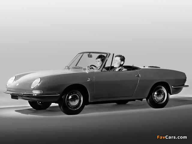 Fiat 850 Spider 1965–68 wallpapers (640 x 480)