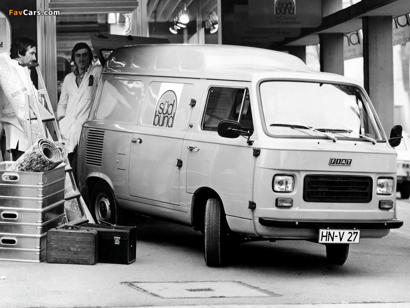 Fiat 900T High Roof Van 1976–80 wallpapers (800 x 600)