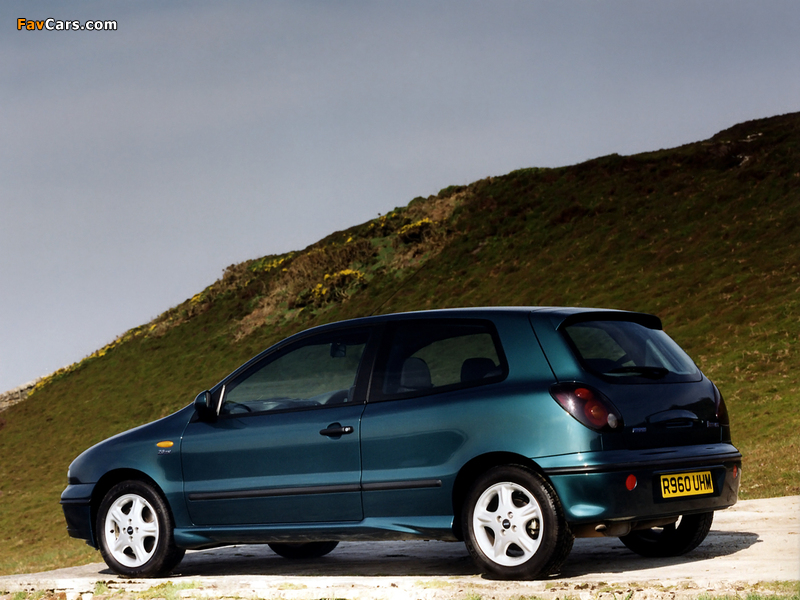 Fiat Bravo HGT UK-spec (182) 1997–2001 pictures (800 x 600)