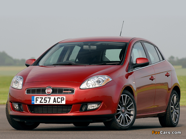 Fiat Bravo Sport UK-spec (198) 2007–10 wallpapers (640 x 480)