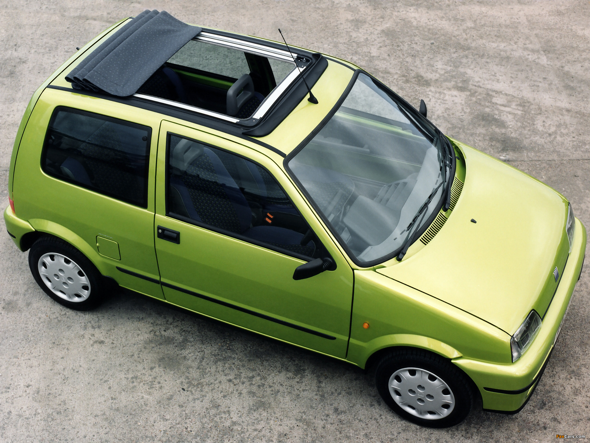 Fiat Cinquecento Soleil UK-spec (170) 1996–97 photos (2048 x 1536)