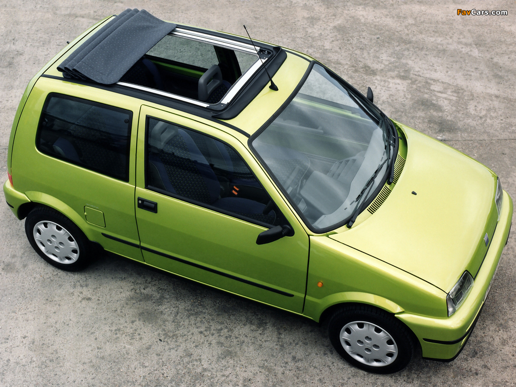 Fiat Cinquecento Soleil UK-spec (170) 1996–97 photos (1024 x 768)