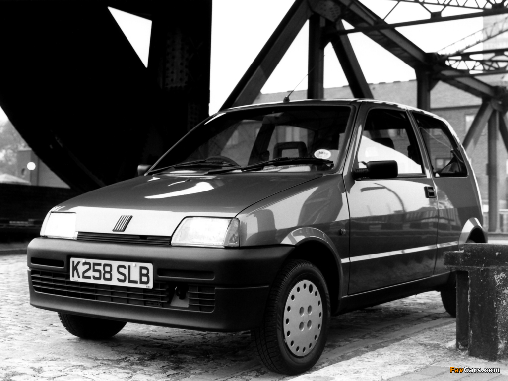 Images of Fiat Cinquecento UK-spec (170) 1993–98 (1024 x 768)