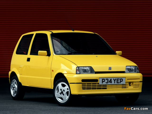 Images of Fiat Cinquecento Sporting UK-spec (170) 1995–98 (640 x 480)