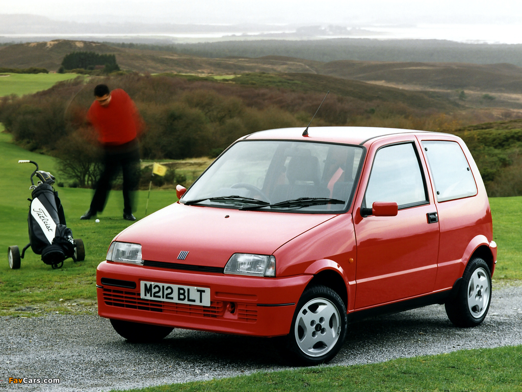 Images of Fiat Cinquecento Sporting UK-spec (170) 1995–98 (1024 x 768)