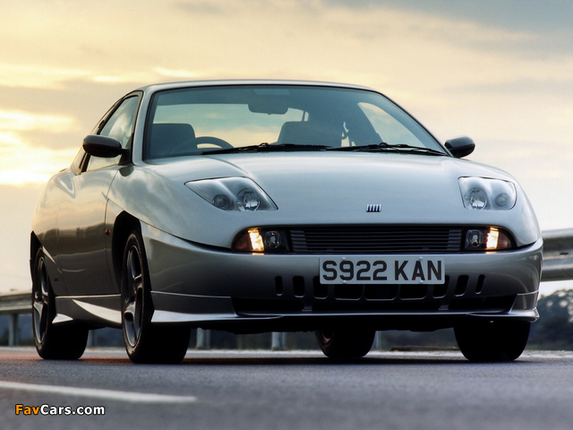 Coupé Fiat 20V Turbo Limited Edition UK-spec (175) 1998 wallpapers (640 x 480)