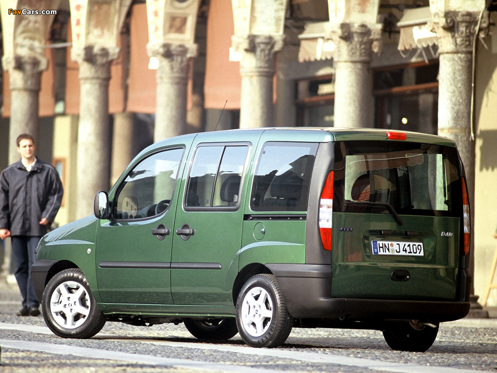 Fiat Doblò Panorama (223) 2000–05 images (1024 x 768)