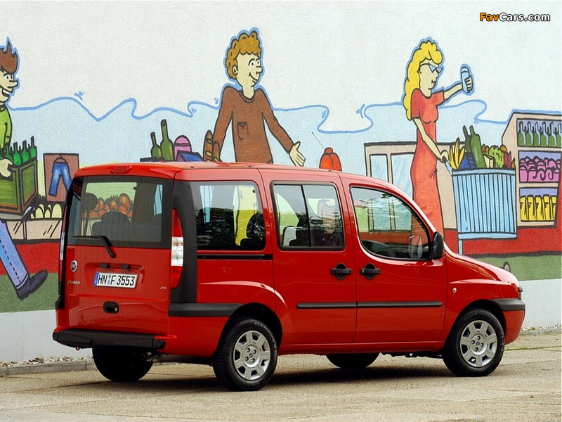 Fiat Doblò Panorama (223) 2000–05 images (800 x 600)