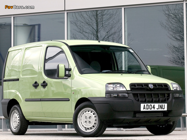 Fiat Doblò Cargo UK-spec (223) 2000–05 photos (640 x 480)