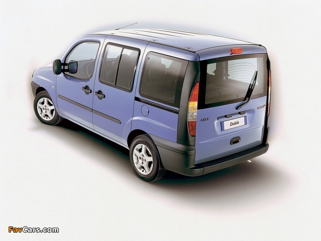 Images of Fiat Doblò Panorama (223) 2000–05 (640 x 480)